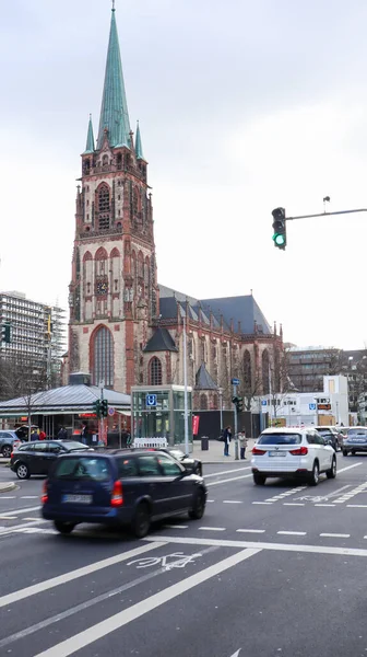 Dusseldorf Alemania Febrero 2020 Johanneskirch Iglesia San Juan Martin Luther —  Fotos de Stock