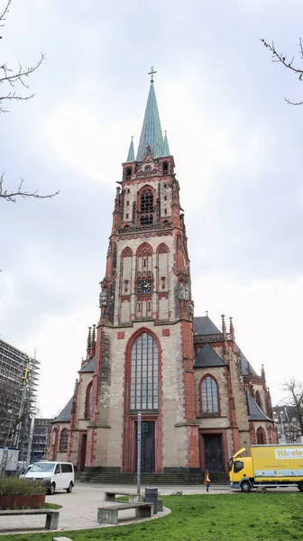 Düsseldorf Deutschland Februar 2020 Johanneskirche Johannes Martin Luther Platz Der — Stockfoto