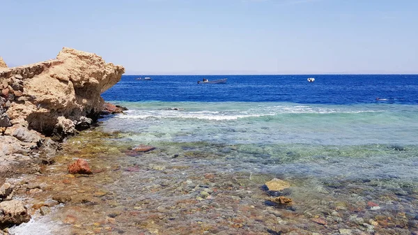 Das Blue Hole Ist Ein Beliebter Tauchplatz Osten Des Sinai — Stockfoto