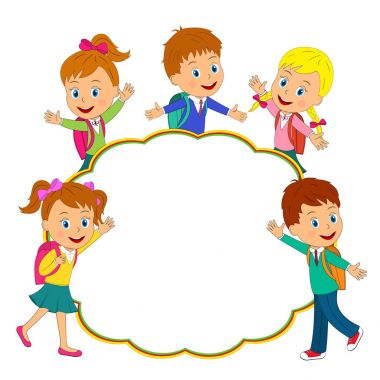 okul chilldren ve çerçeve