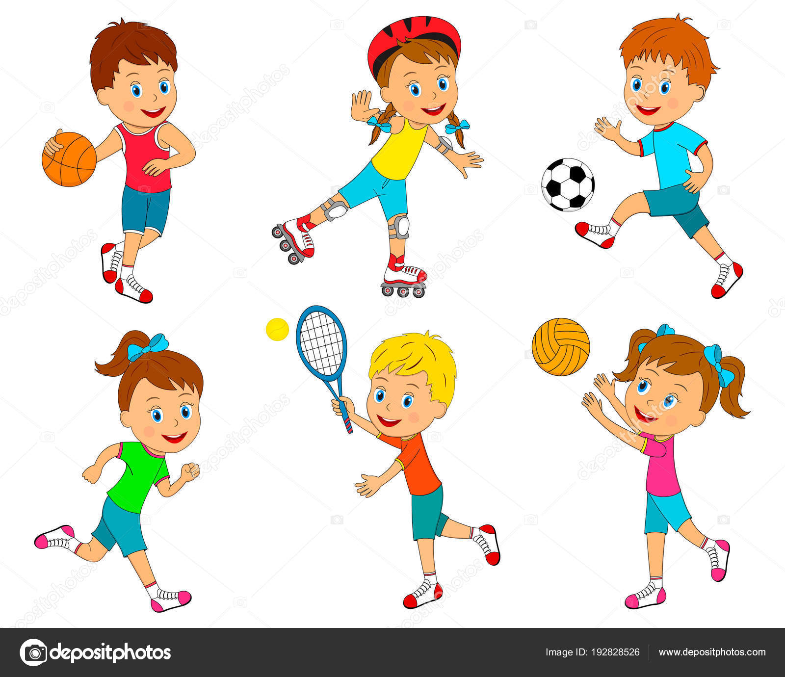 Deporte para niños Vector de stock por ©iris828 192828526