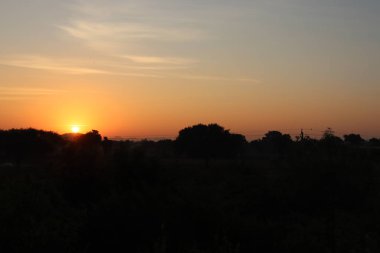 photography of silhouette in sunrise and silhouette background