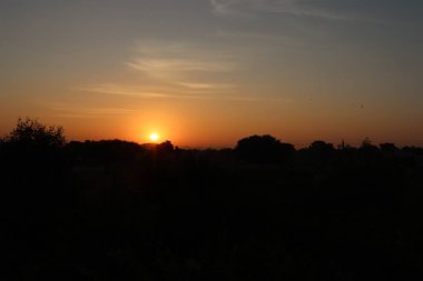 photography of silhouette in sunrise ,silhouette