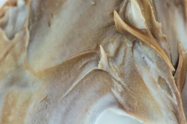 sütlü fındık ezmesi dokusu, yakın çekim.