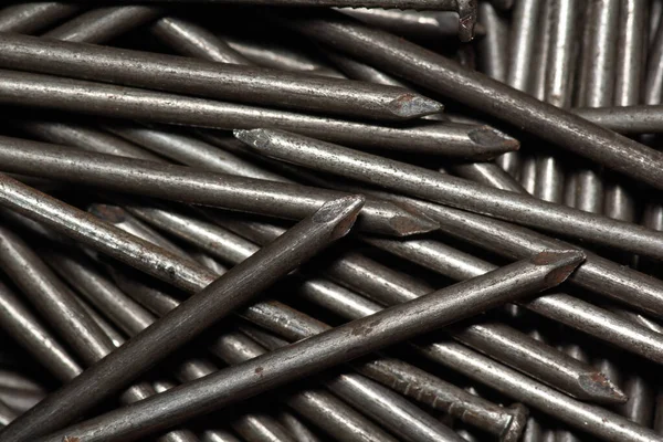 lots of old rusty nails, background and texture of rusty nails.rusty nails as background