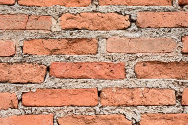 Duvarda kırmızı tuğla deseni, tuğla duvar kağıdı arkaplan