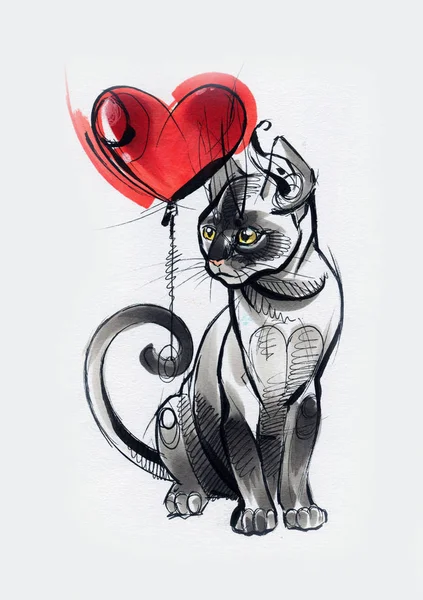 kedi kroki, işaretçileri boyalı