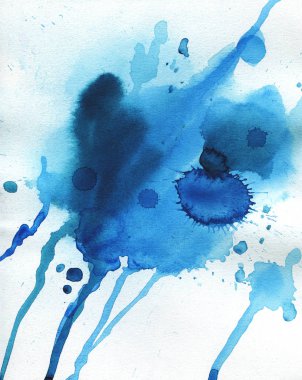 arka plan üzerinde renkli suluboya sıçrama