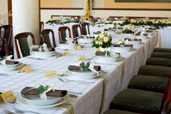 Svatební stůl sada — Stock fotografie