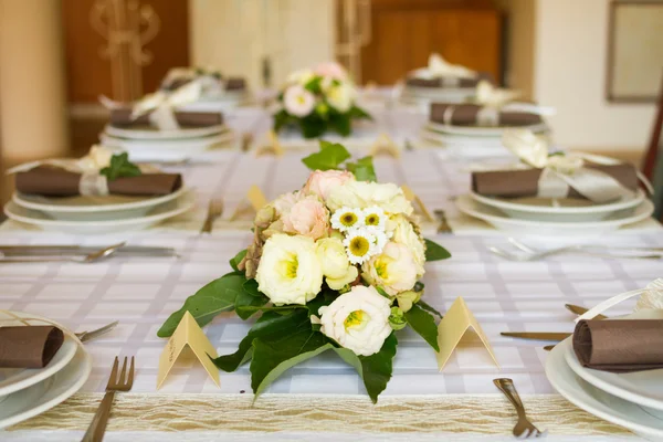 Düğün masa seti — Stok fotoğraf