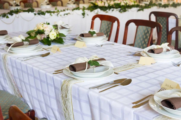 Düğün masa seti — Stok fotoğraf