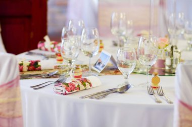 Düğün masa ayarları