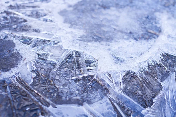 Ice crystals abstract — Stock Photo, Image