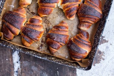 taze tatlı çörekler