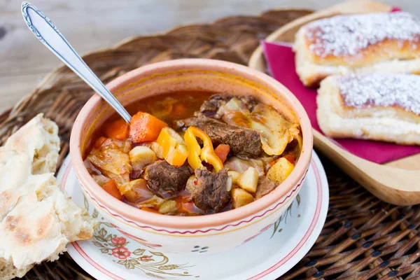 Sup Goulash Hungaria — Stok Foto