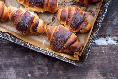 taze tatlı çörekler