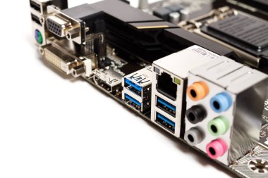 izole tipik yeni Pc bilgisayar anakart (soket 1151)-