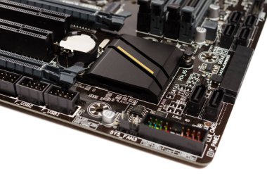 izole tipik yeni Pc bilgisayar anakart (soket 1151)-