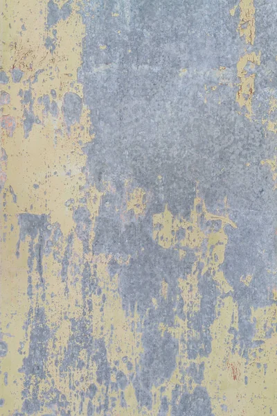 Texture Old Yellow Paint Metal — Stock Photo, Image