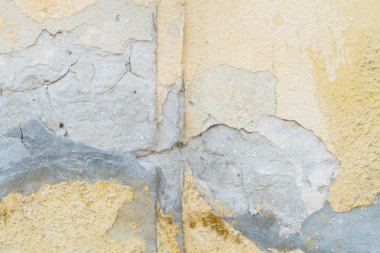 arkaplan, doku, sarı grunge duvar