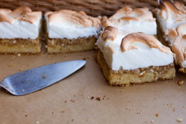 lezzetli köpüklü Pastalar - yakın çekim