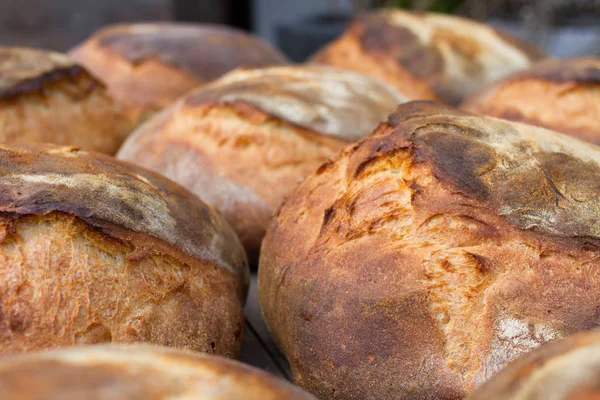 Vers zelfgemaakt brood — Stockfoto