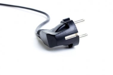 siyah elektrik kablosu