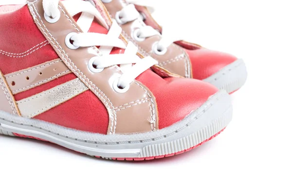 Rosa skor för barn — Stockfoto