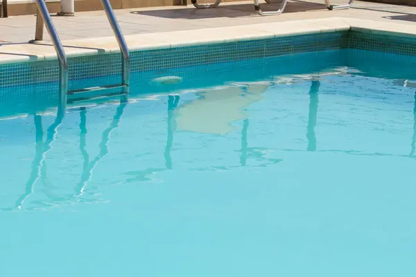 Detail Blue Swimming Pool Stock Image