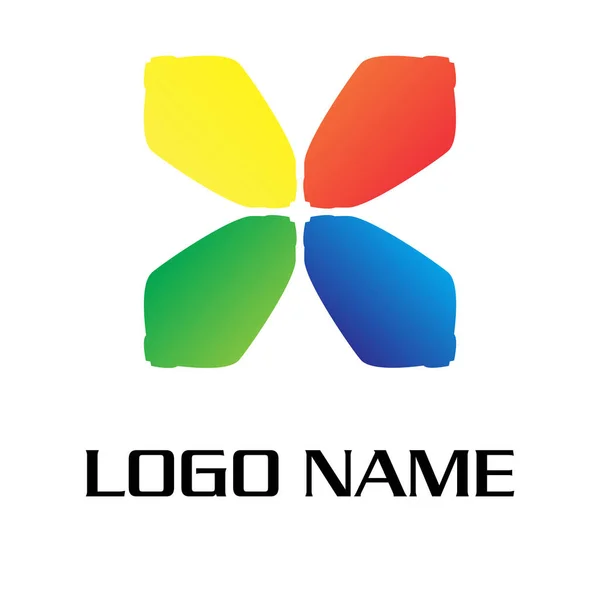 Buchstaben Alphabet Logo Vektor Einheit Gemeinschaft Freundschaft Logovektorvorlage Entwickelt Variationen — Stockvektor