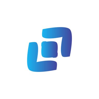 Ortasında kare şeklinde 2 mavi ok oluşur.