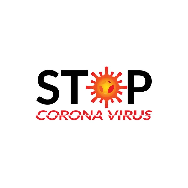 Ilustración Vectorial Del Virus Stop Corona Propagación Global Virus Ncov — Archivo Imágenes Vectoriales