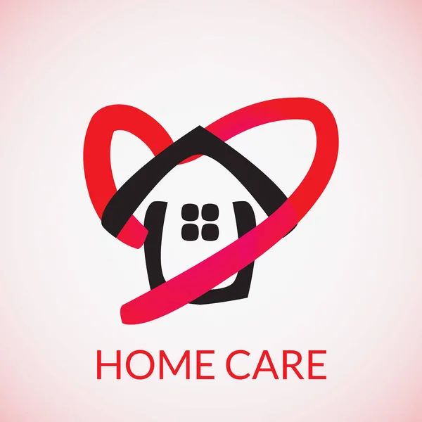 Vektor Illustration Der Häuslichen Pflege Kümmern Sie Sich Hause Vor — Stockvektor