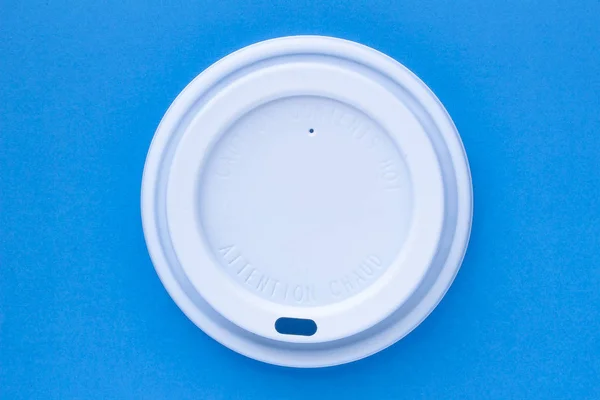 Белый Uline Paper Hot Cup Lid Paper Hot Cup Lids — стоковое фото