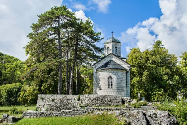 Stone block church near home of King Nikola in Cetinje