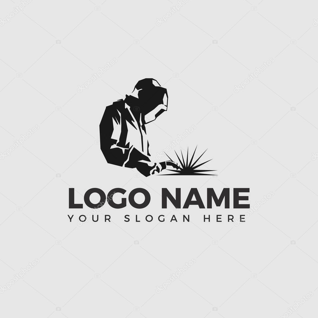 WELDING LOGO isolat white background WELDER LOGO