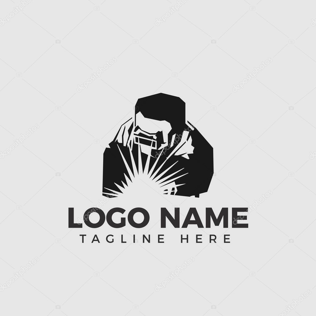 WELDING LOGO isolat white background WELDER LOGO