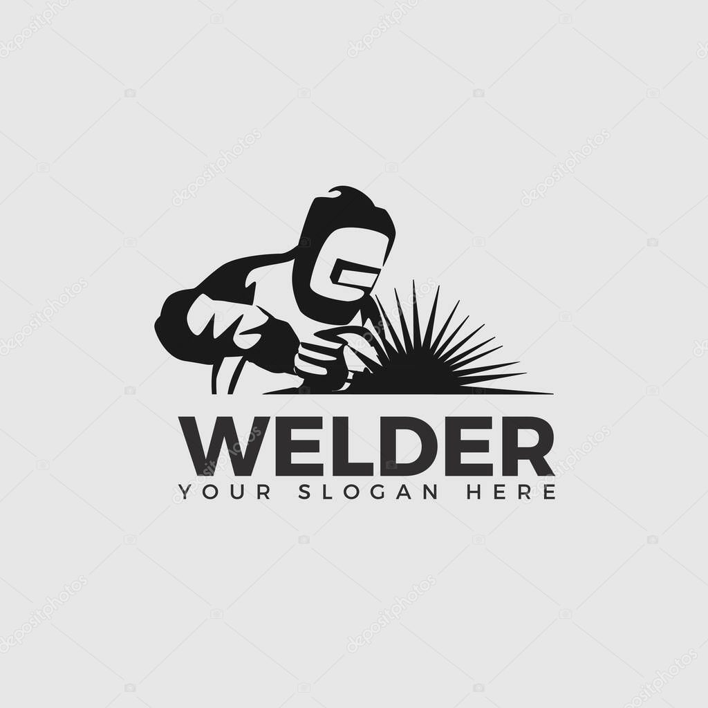 WELDING LOGO isolat white background WELDER LOGO