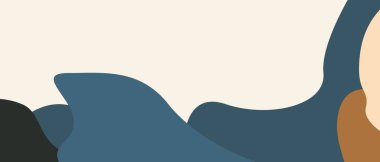 Soyut mavi pop abstrakt duvar kağıdı