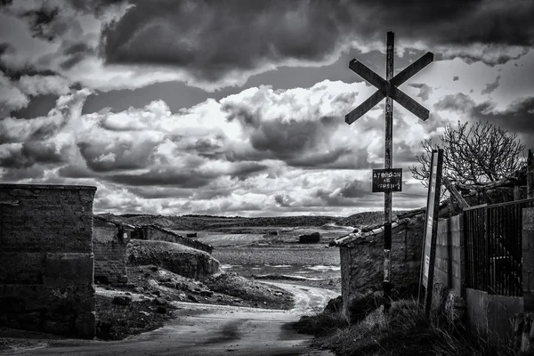 Cidades Abandonadas Espanha Devido Colapso Economia Rural Migração Espanhola Para Fotografias De Stock Royalty-Free