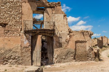İspanyol İç Savaşı sırasında Belchite hayalet kasabası, Zaragoza