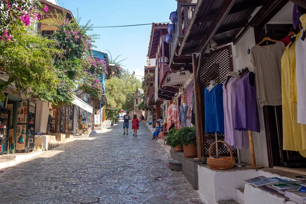 Kas Türkei September 2019 Alte Straßenansicht Der Stadt Kas Kas — Stockfoto