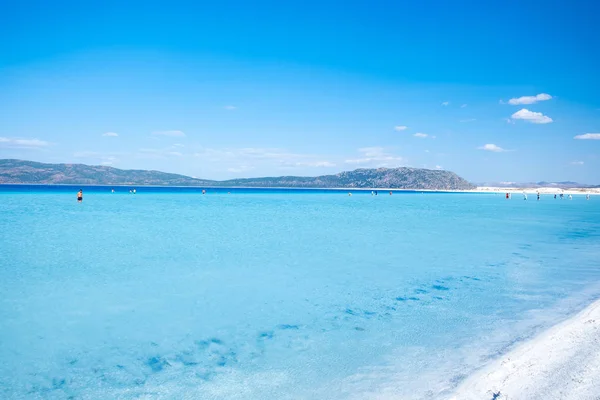 Lago Salda Burdur Turquía Septiembre 2019 Lago Salda Hizo Famoso —  Fotos de Stock