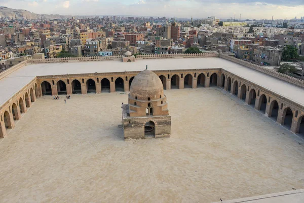 Moskén Ahmad Ibn Tulun Kairos Äldsta Moské Som Ligger Det — Stockfoto