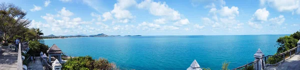 Panoramablick Auf Koh Samui Von Der Lad Koh Terrasse — Stockfoto