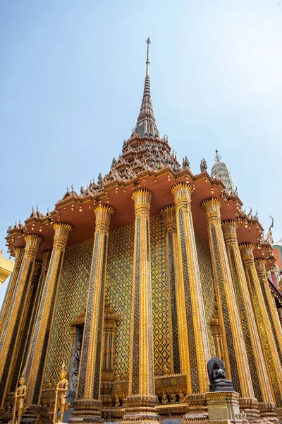 Wat Phra Kaew Temple Emerald Buddha One Most Famous Tourists — Stock Photo, Image