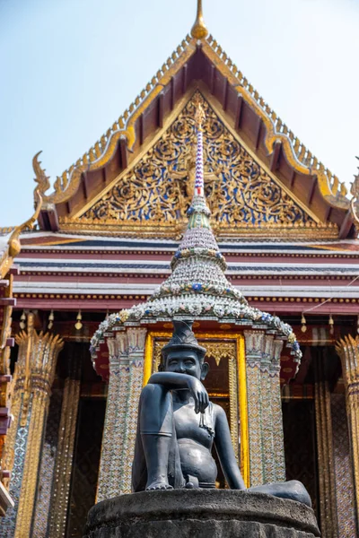 Wat Phra Kaew Temple Bouddha Émeraude Une Des Attractions Touristiques — Photo