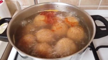 Geleneksel Türk Yemekleri; Doldurulmuş Köfteler, Türkçe 