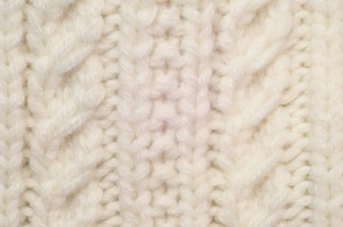 Tasarım için örülmüş arka plan. Krem beyazı kış havası..