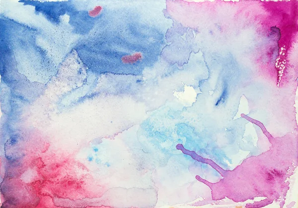 Beautiful Watercolor Background Wet Wet Technique — Stock Photo, Image
